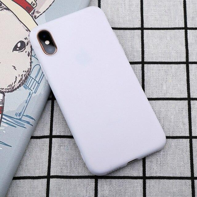 Силиконовый белый чехол для Apple IPhone X