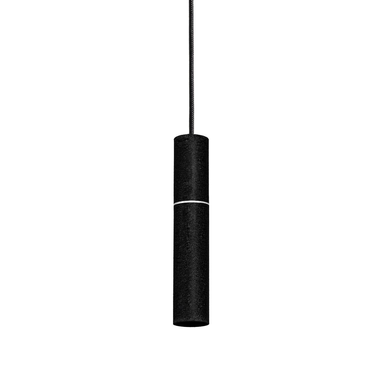 Светильник подвесной Split Е14 P40-220 1хЕ14 Moire Black/Brush Steel (1271299)