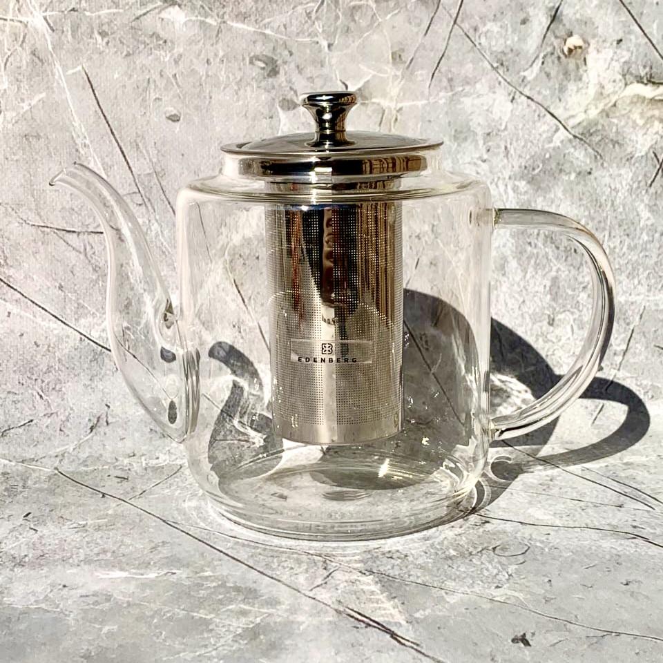 Заварювальний чайник із ситом Edenberg EB-19038 довгий носик 1500 мл (2530557530)