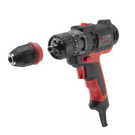 Шуруповерт мережевий Intertool WT-0110 420 Вт знімний патрон