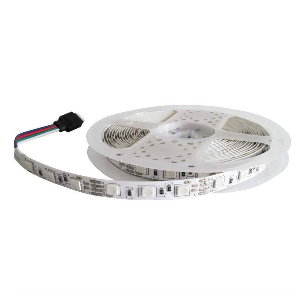 Светодиодная лента LIGHT 12V 14,4W RGB 60LED IP21 5 м (МТК-300RGB5050-12)