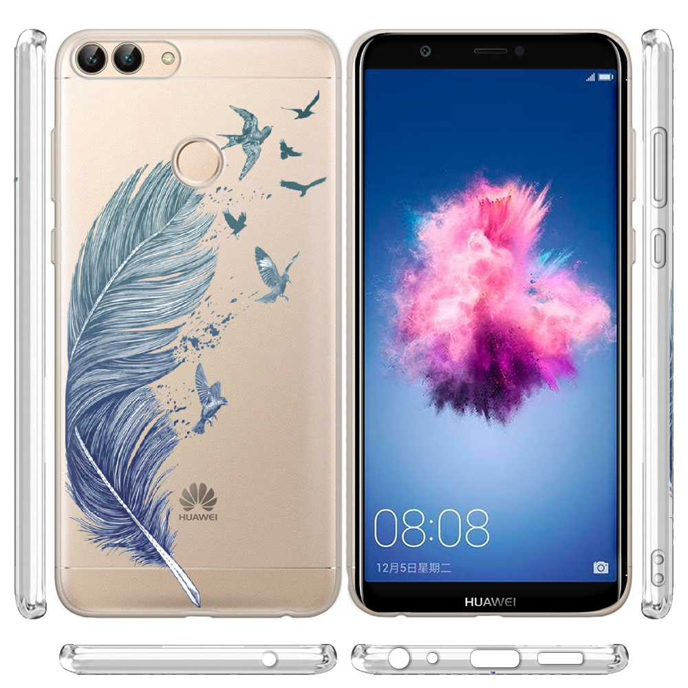 Чехол Boxface Huawei P Smart Feather Прозрачный силикон (32669-cc38-32669) - фото 3