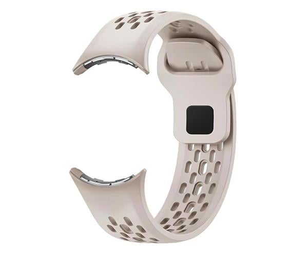 Ремешок Silicone Net для смарт-часов Google Pixel Watch 3 45 мм Светло-серый Ремешок Silicone Net для смарт-часов Google Pixel Watch 3 45 мм Светло-серый