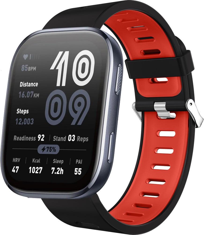 Ремешок Traf для смарт-часов Amazfit Bip 6 Black/Red (40559-44) Ремешок Traf для смарт-часов Amazfit Bip 6 Black/Red (40559-44)