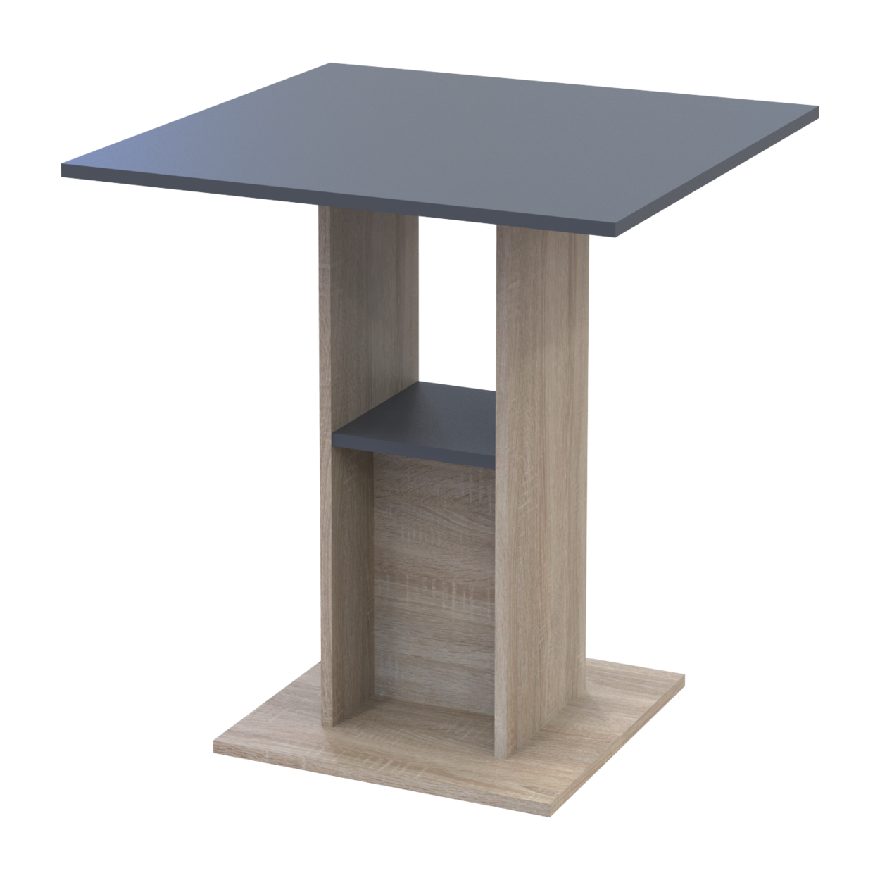 Стол Doros Коуд 70х70х74 см Дуб сонома/Графит (41510132) - фото 6