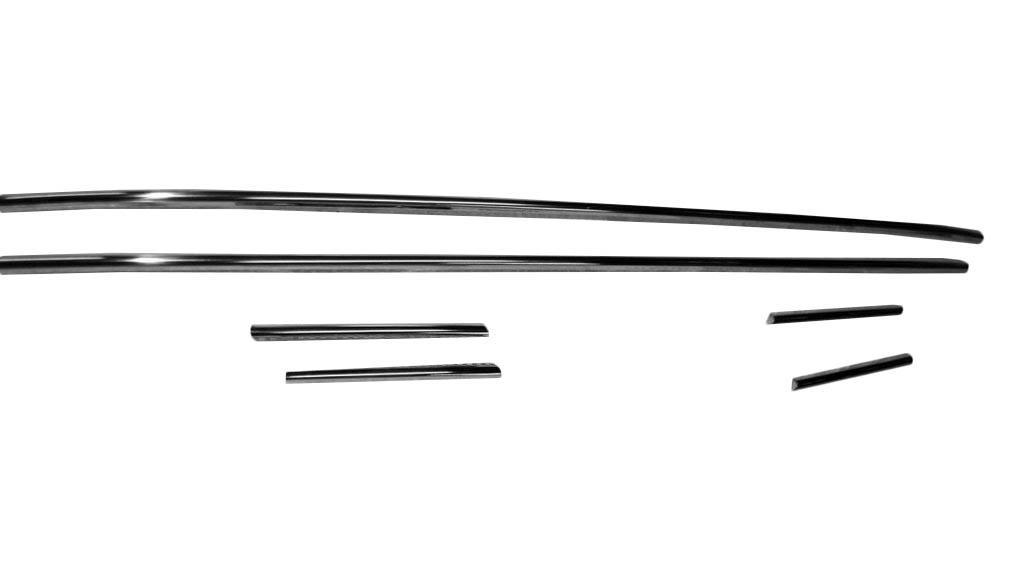 Накладка на решетку бампера для Skoda Octavia II A5 2010-2013 гг. нержавеющая сталь