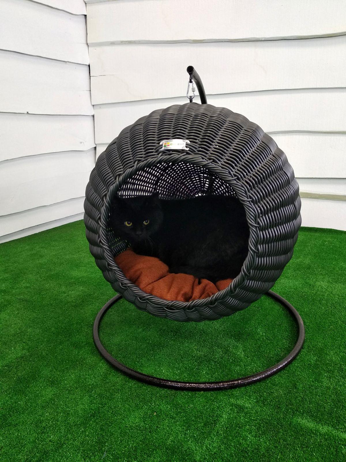 Підвісна будиночок-кокон для котів (КН-001) - фото 3 Підвісна будиночок-кокон для котів (КН-001) - фото 3