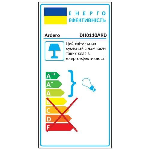 Светильник накладной Ardero DH0110ARD архитектурный под лампу Черный (80420) - фото 4