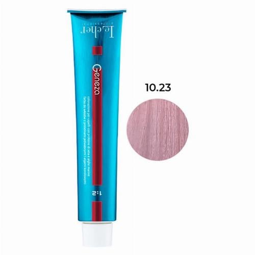 Крем-фарба для волосся професійна стійка аміачна Le Cher Geneza 100 мл 10.23 (10BA) з протеїнами шовку (2502398434)