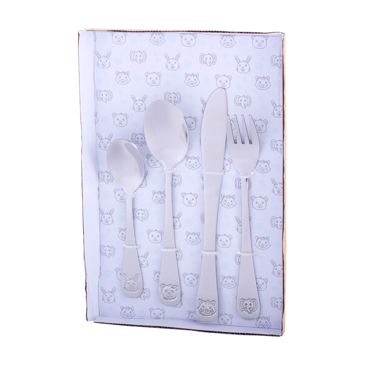 Набор детских столовых приборов Kamille 4 предмета из нержавеющей стали KM-5336 - фото 3