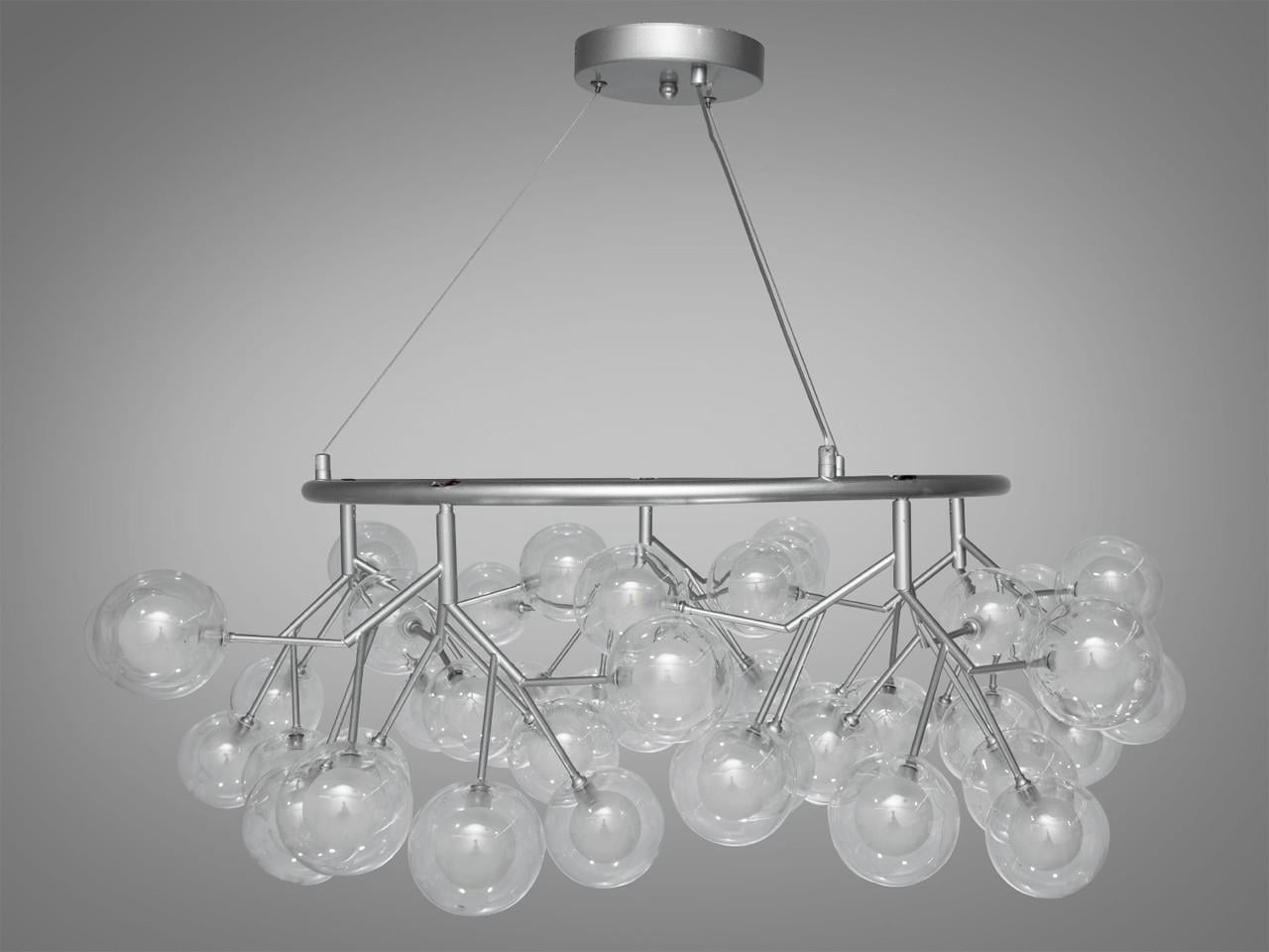 Люстра Светлячок Y887-45BSL-LS 45 ламп Хром сатин (2054372474)