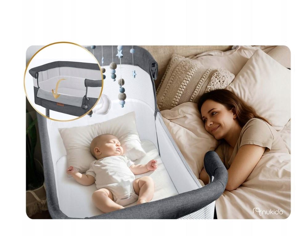 Кровать детская с крепежными ремнями и регулировкой высоты - фото 11