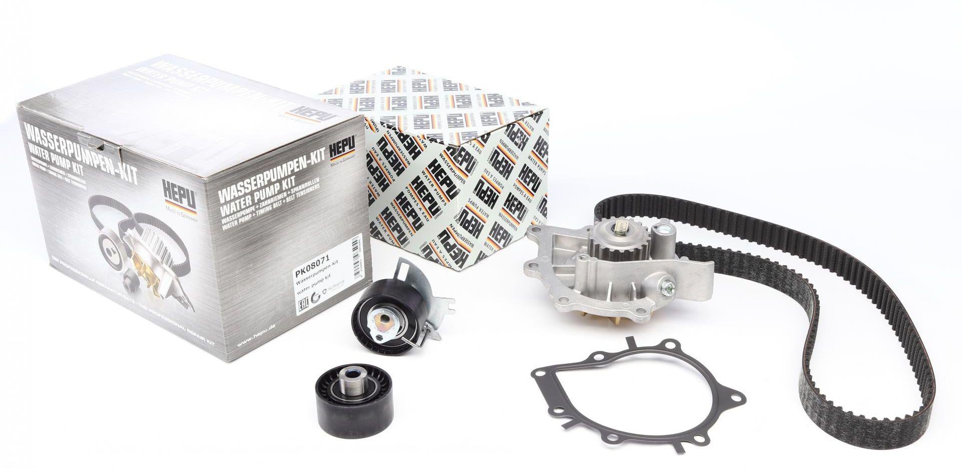 Комплект ГРМ с помпой Citroen Jumper/Jumpy/Peugeot Boxer/Expert 2.0 BlueHDi 15- (PK08071 HEPU)