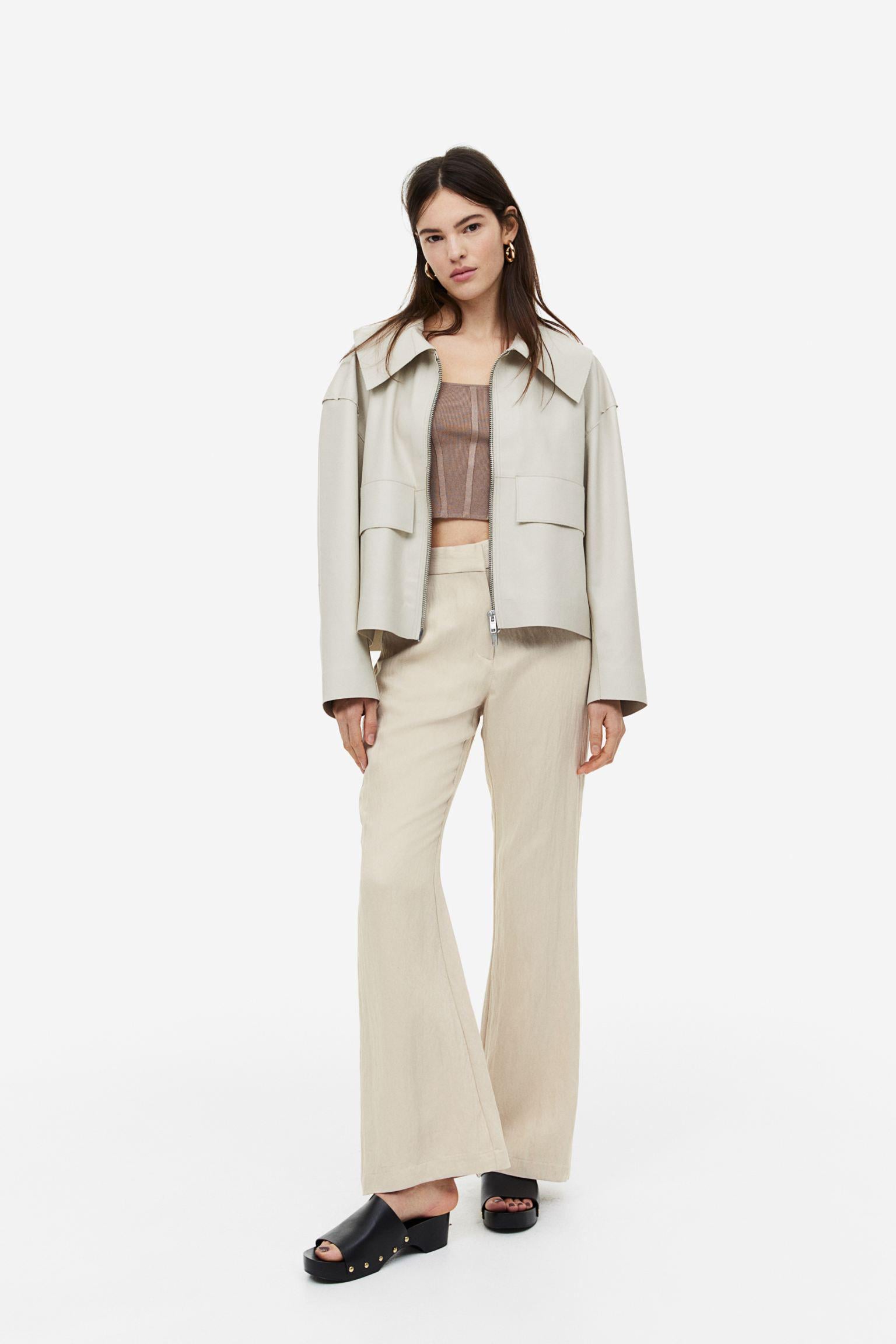 Штани H&M р. 34 Бежевий (XA5091155580)