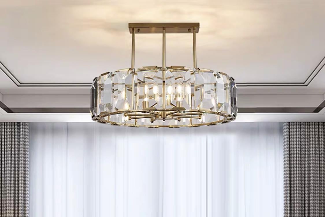 Подвесная серия люстр Modern Crystal Clear (051502/600 gd/clear)