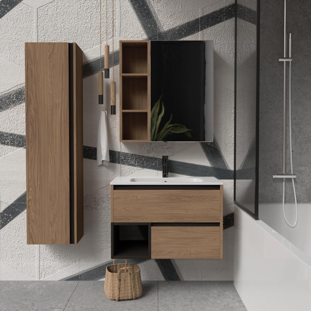 Тумба подвесная с раковиной MVK Vostok Craft 70 В2 700х450х530 мм Дуб Казелла (c270kll) - фото 4 Тумба подвесная с раковиной MVK Vostok Craft 70 В2 700х450х530 мм Дуб Казелла (c270kll) - фото 4