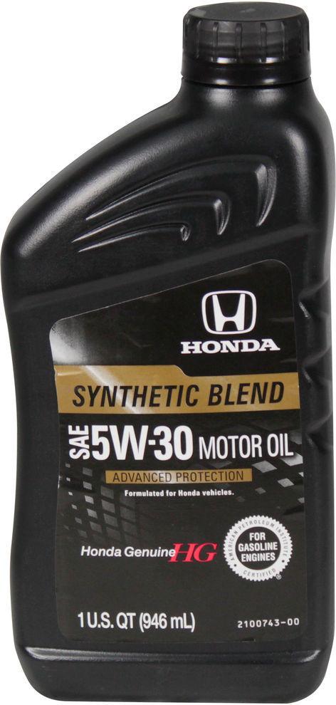 Моторне мастило Honda Genuine Synthetic Blend 087989134 бензин/дизель 5W-30 1 л (1401067)