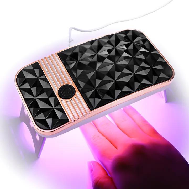 Компактная лампа Diamond mini 2 для сушки ногтей на USB кабеле 54 Вт Черный - фото 5 Компактная лампа Diamond mini 2 для сушки ногтей на USB кабеле 54 Вт Черный - фото 5