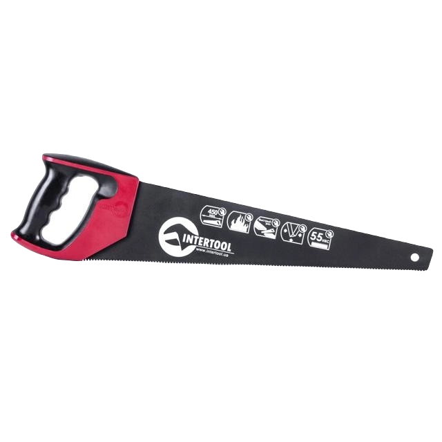 Ножовка для дерева Intertool HT-3107 с тефлоновым покрытием 400 мм