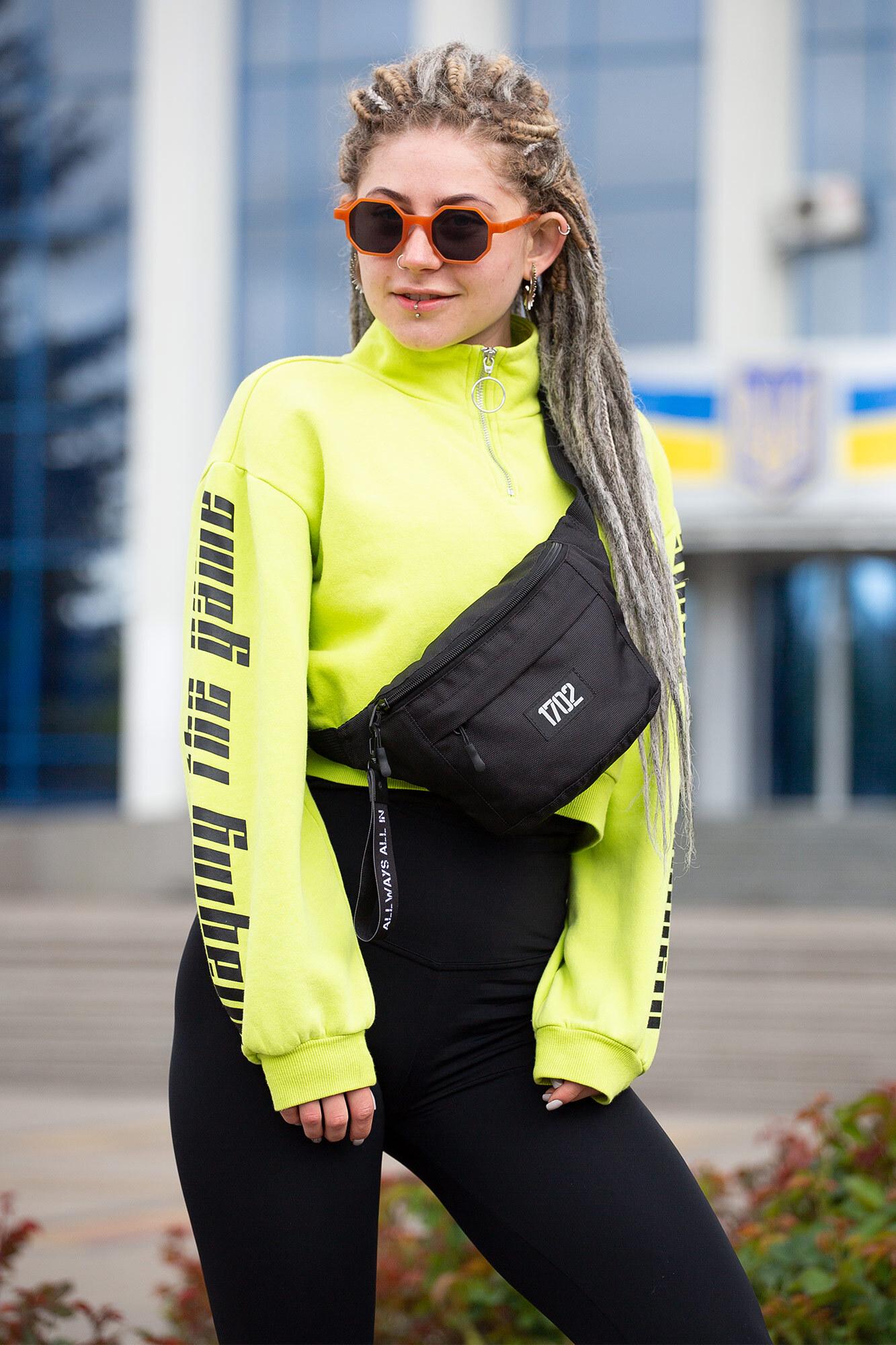 Бананка Without Brand Reflective 20 Woman Black - фото 2