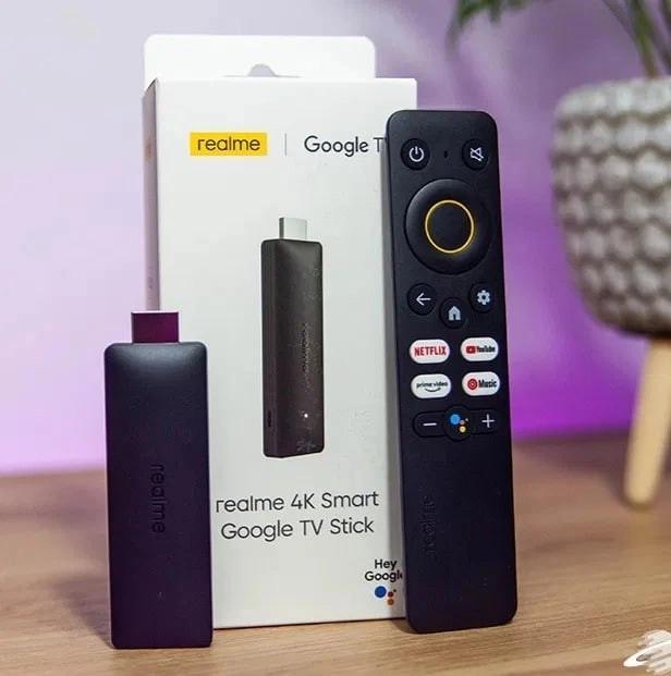 Медиаплеер Realme 4K Smart Google TV Stick (345778) - фото 2