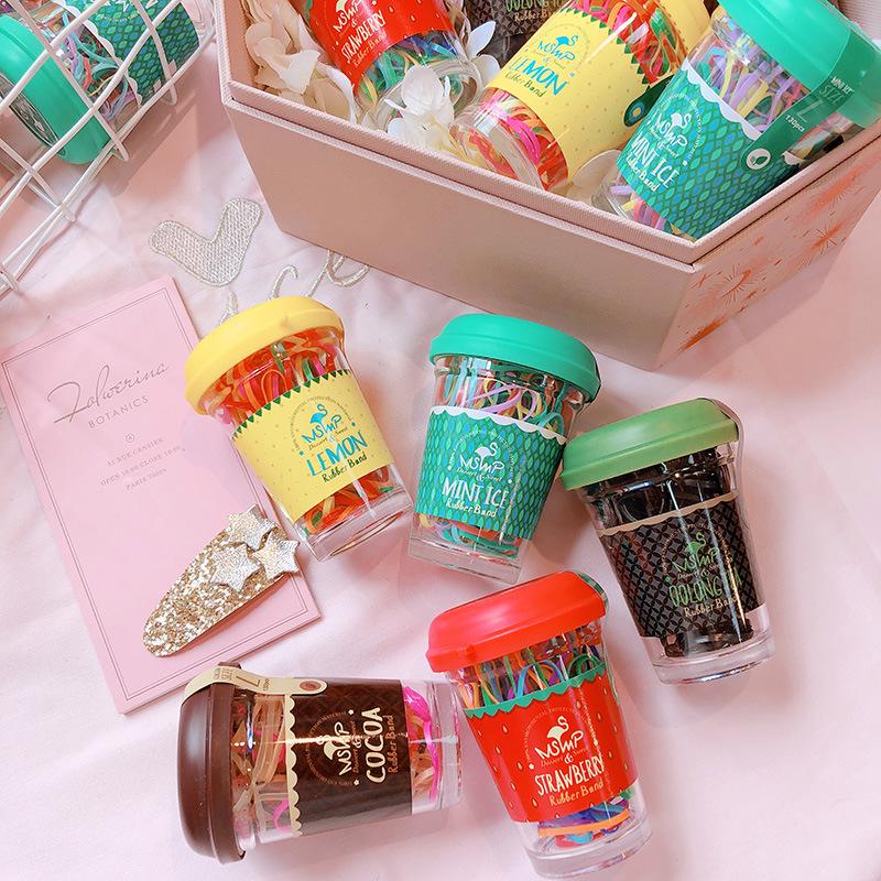 Набір резинок для волосся Strawberry 11692 130 шт. 35 мм (4570360) - фото 7