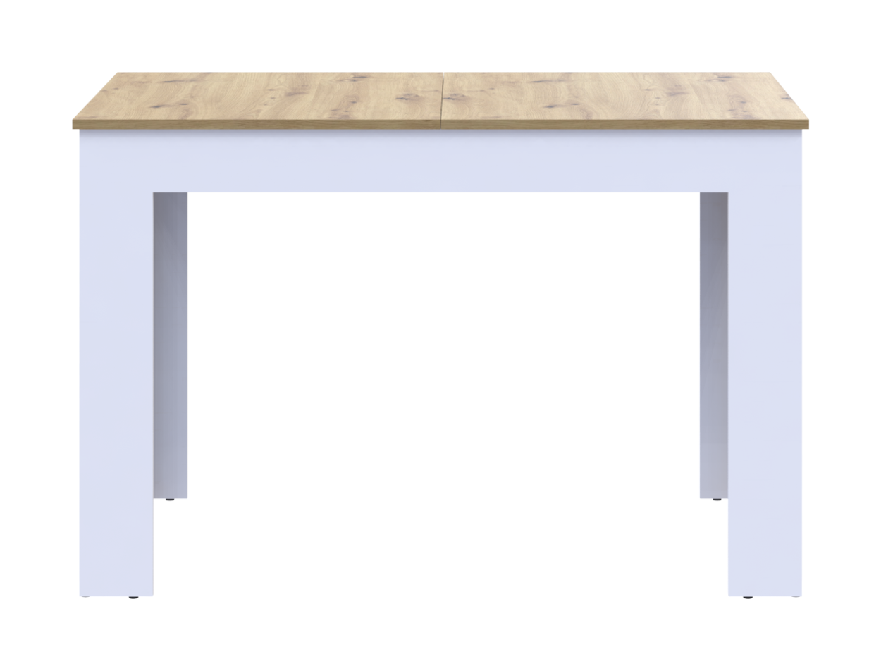 Обеденный стол Doros Флинт 120/170х80х78 см Белый/Дуб артизан (41510130) - фото 2