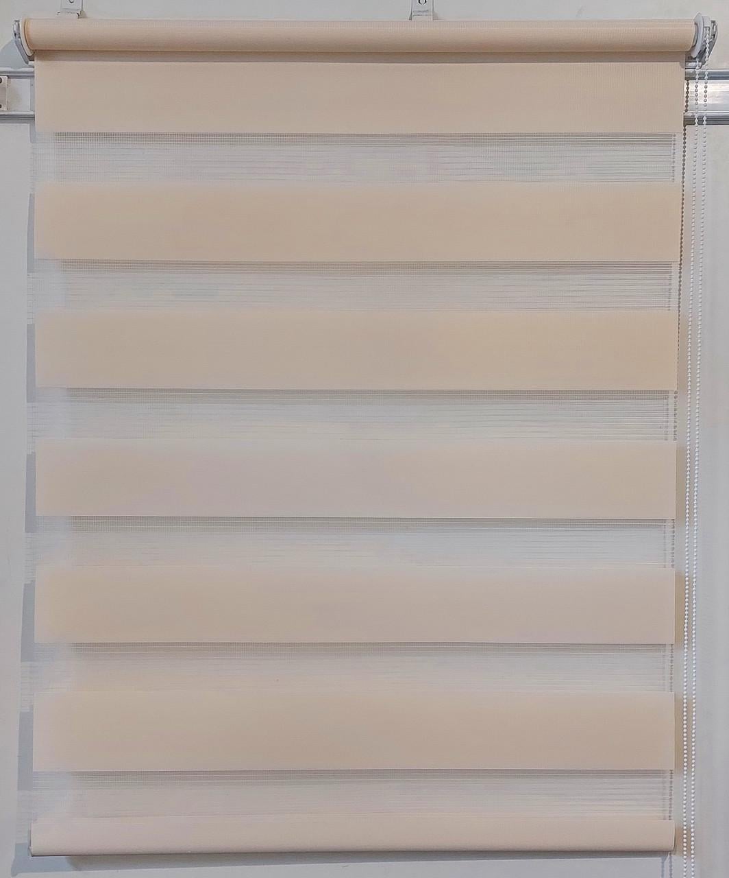 Рулонная штора день-ночь Miranda ВМ-05 60х130 см Кремовый (ВМ-05-98)