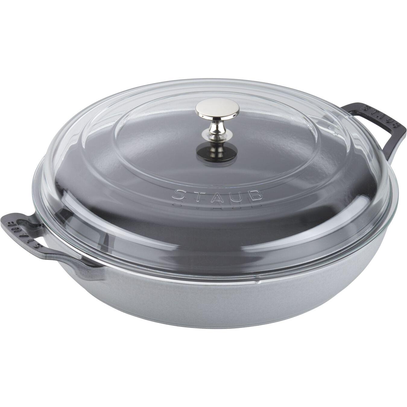 Жаровня Staub Cast Iron з кришкою Сірий 30 см (14813018) - фото 1