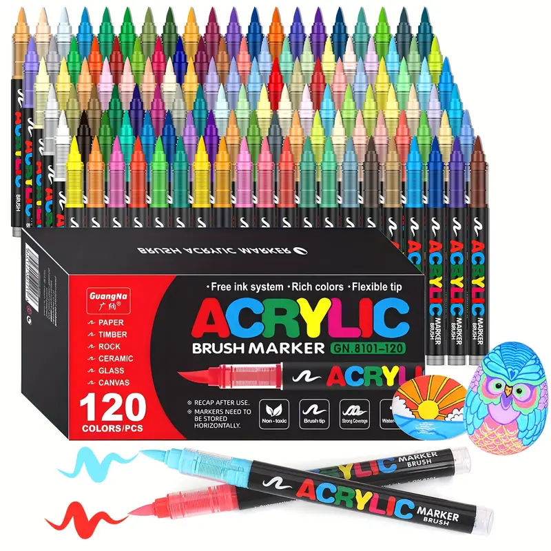 Маркери guangna gn 8101 120 кольорів (gn-120) Маркери guangna gn 8101 120 кольорів (gn-120)