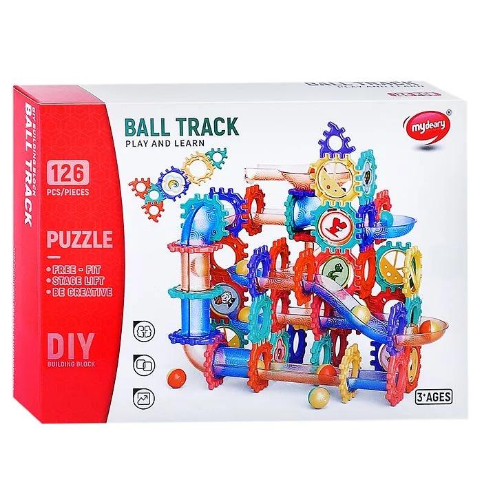 Конструктор пластиковый Ball Track GY555-67 Трек с шариками 126 дет. (23230474)