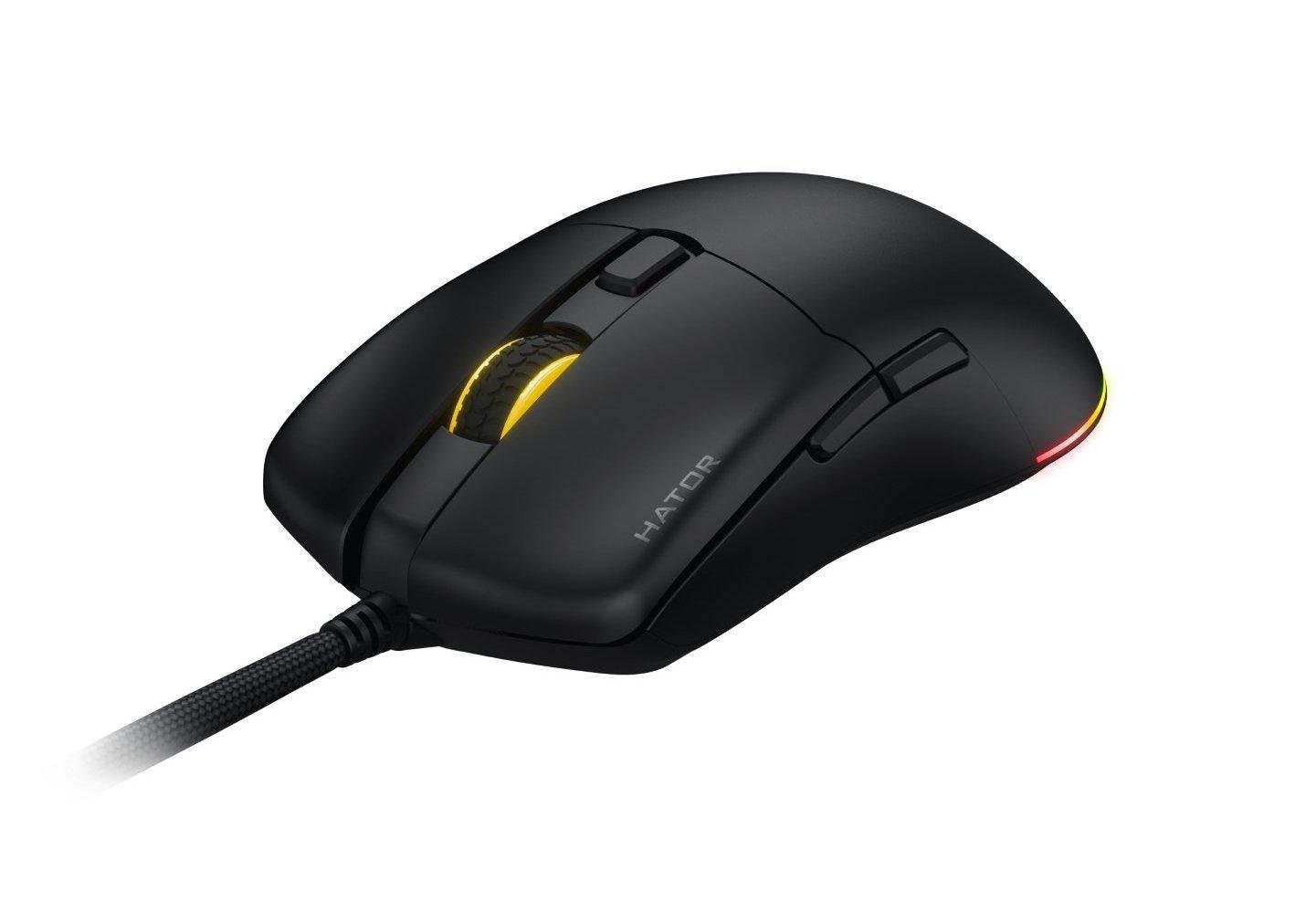 Мышка игровая Hator Pulsar 3 проводная RGB 12000 DPI память настроек Черный (629406) - фото 2 Мышка игровая Hator Pulsar 3 проводная RGB 12000 DPI память настроек Черный (629406) - фото 2