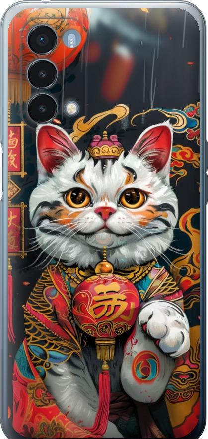 Чехол на OnePlus Nord N200 5G China Cat v2 (6135u-2956-42517)