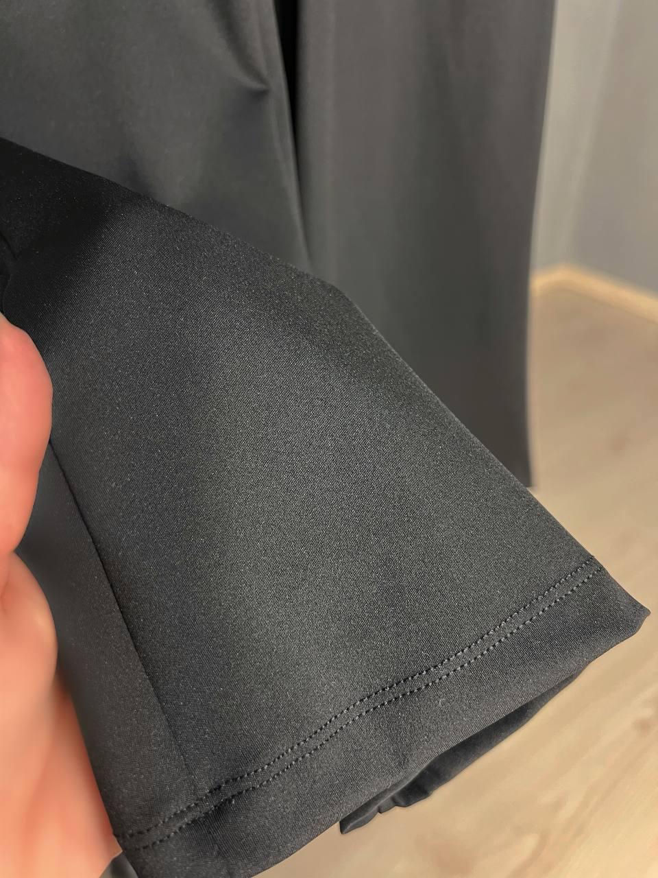 Лосини жіночі Immet 3317 кльош від коліна широкий пояс утяжка висока талія M Чорний (3706) - фото 8 Лосини жіночі Immet 3317 кльош від коліна широкий пояс утяжка висока талія M Чорний (3706) - фото 8