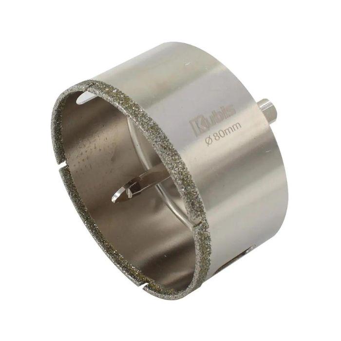 Сверло корончатое бриллиантовое Kubis 07-02-5080 KERAMIK PLUS 80 мм (00000006194) - фото 2 Сверло корончатое бриллиантовое Kubis 07-02-5080 KERAMIK PLUS 80 мм (00000006194) - фото 2