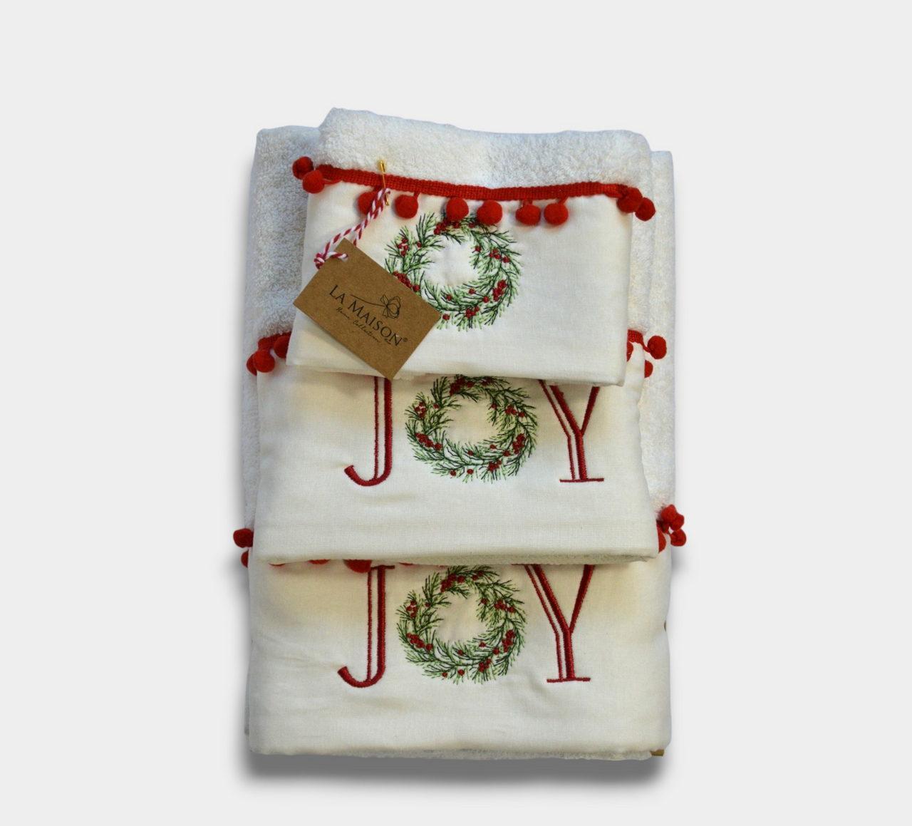 Подарунковий набір рушників La Maison d'Armorine 3 шт. Arsen (29658345) - фото 2 Подарунковий набір рушників La Maison d'Armorine 3 шт. Arsen (29658345) - фото 2