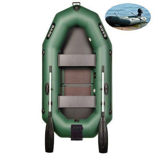 Надувная лодка Bark B-230CN ПВХ 2-х местная гребная с транцем реечное дно - фото 2