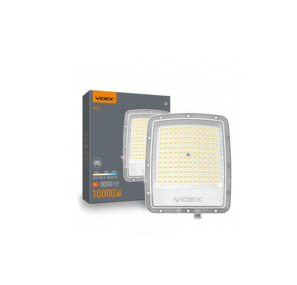 Прожектор Videx F5 100W LED 3000/5000/6500K 230V White (VL-F5-100CW) Прожектор Videx F5 100W LED 3000/5000/6500K 230V White (VL-F5-100CW)