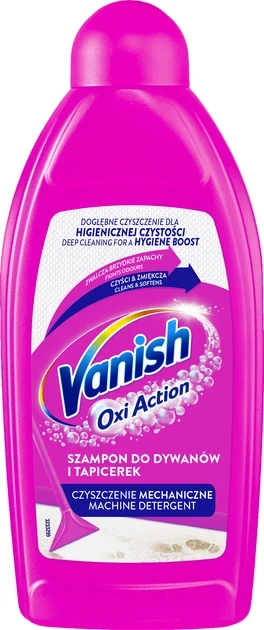 Средство Vanish Oxi Action для моющих пылесосов и ручной чистки ковров и тканей мебели, 500 мл