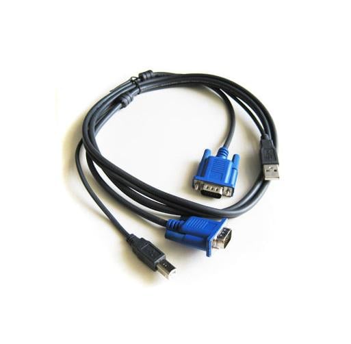 Кабель для KVM свеча VGA и USB (5a933a17)