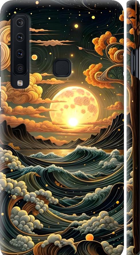 Чехол на Samsung Galaxy A9 (2018) Арт волны (6332m-1503-42517)
