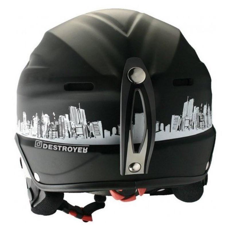 Шолом гірськолижний Destroyer DSRH-888HiFi-XS Black (113987) - фото 2