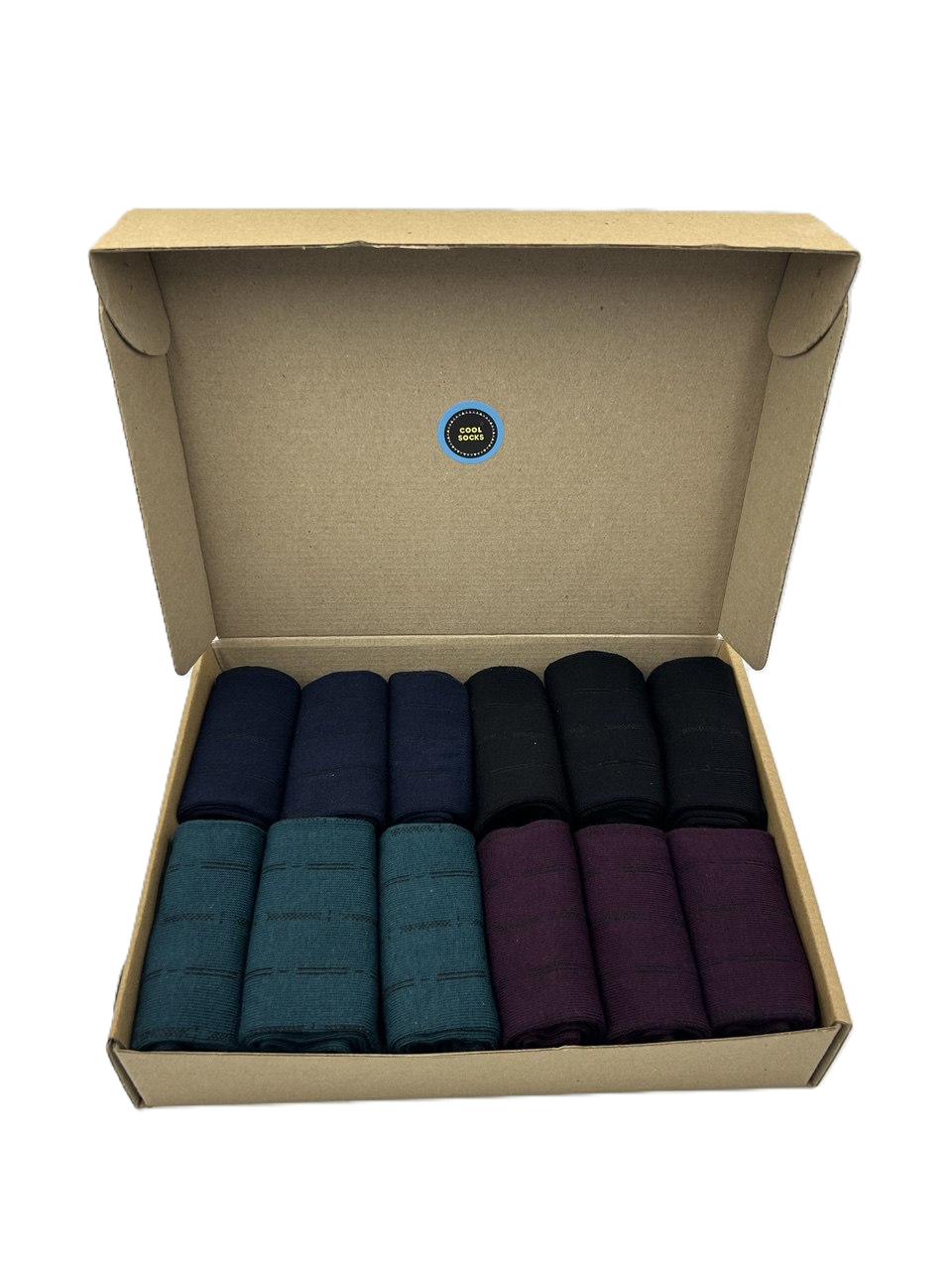 Набір шкарпеток чоловічих Cool Socks Cotton Classic 12 пар (Бокс №8)
