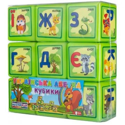 Кубики Украинская азбука (1‐063 COLORplast)