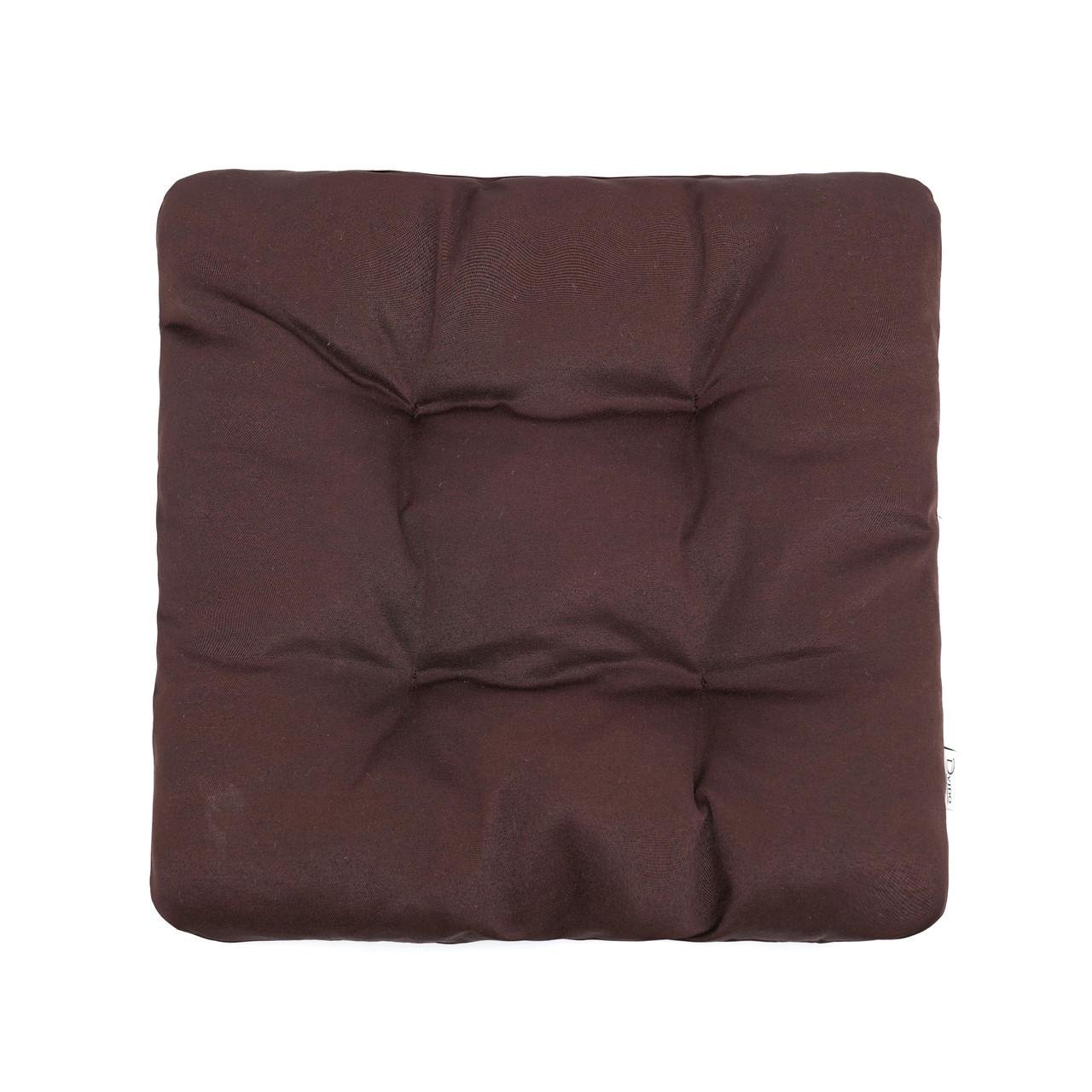 Подушка для стула/кресла/табурета 55x55x8 см Коричневый (2237885206) - фото 1 Подушка для стула/кресла/табурета 55x55x8 см Коричневый (2237885206) - фото 1