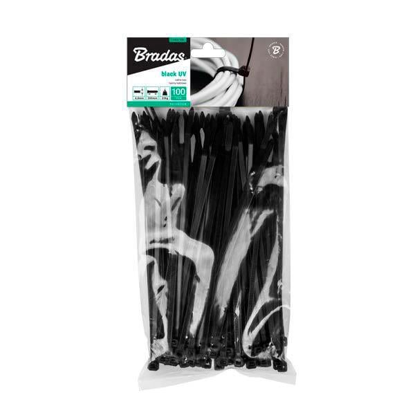 Стяжки кабельные пластиковые TS1125100B 2,5x100 мм UV Black (1224-356f6)