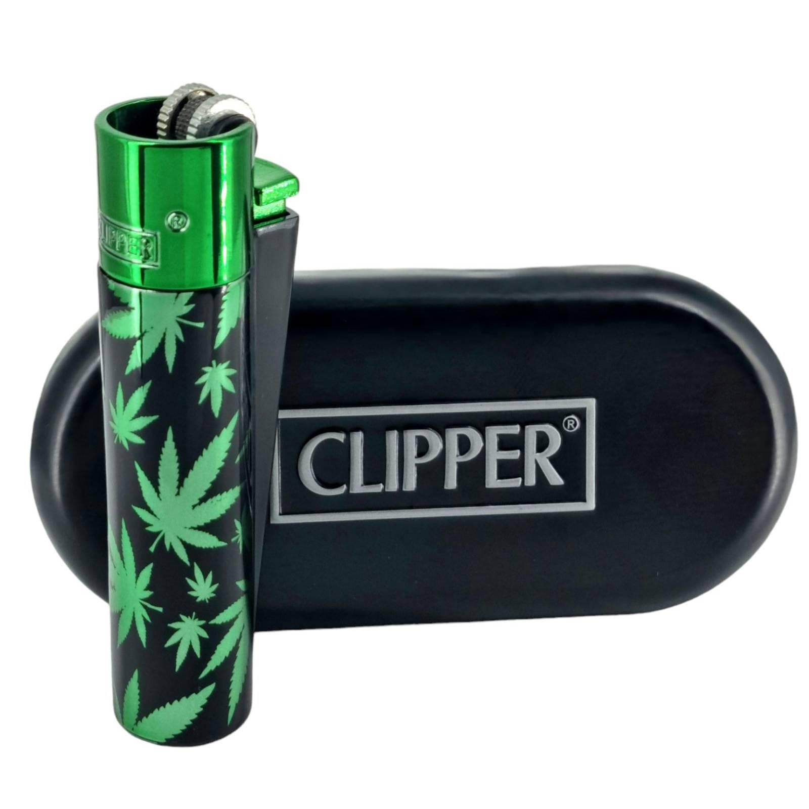 Зажигалка металлическая Clipper Rasta Green (13733538)