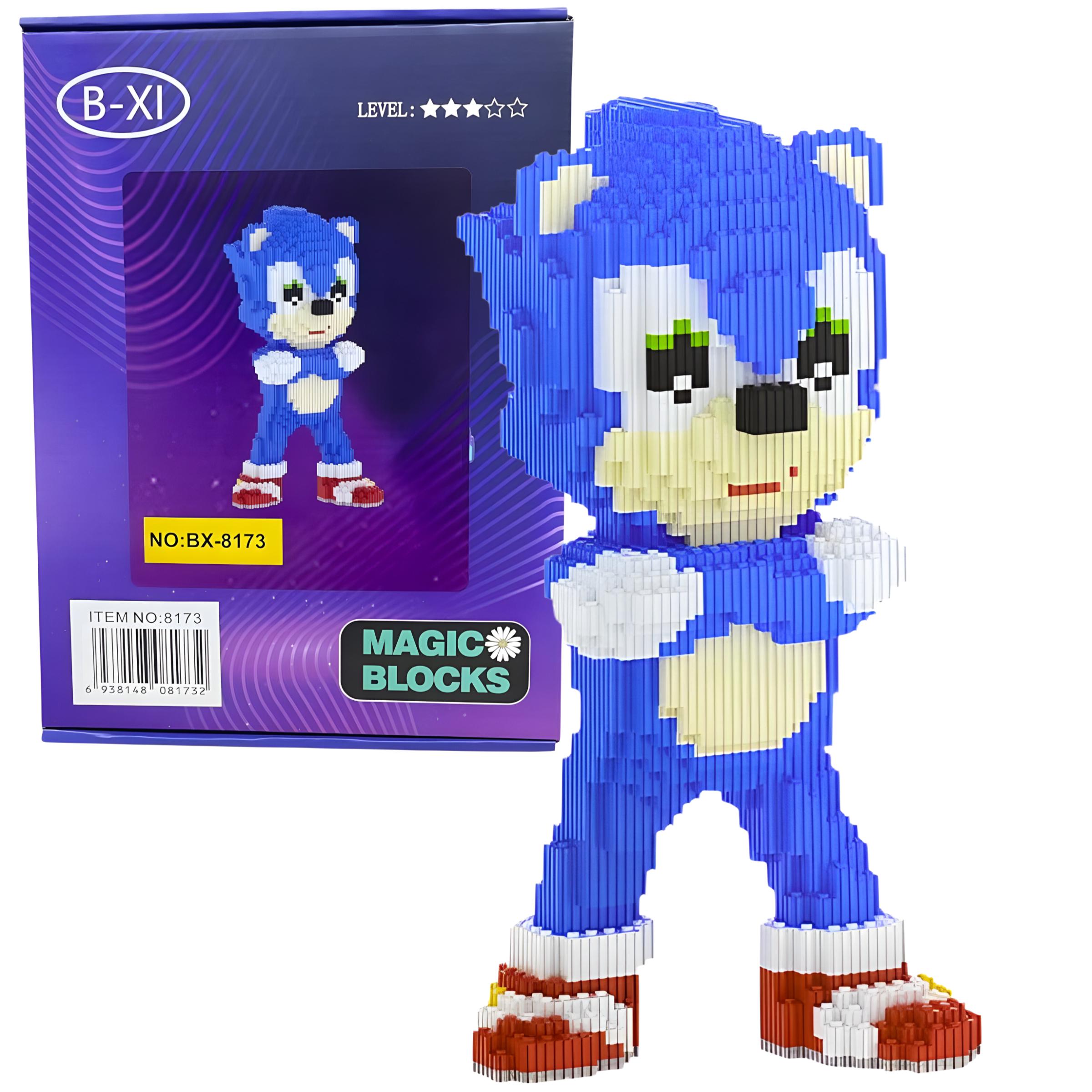 Конструктор детский Magic Blocks Ежик Соник 1940 дет. (8173)