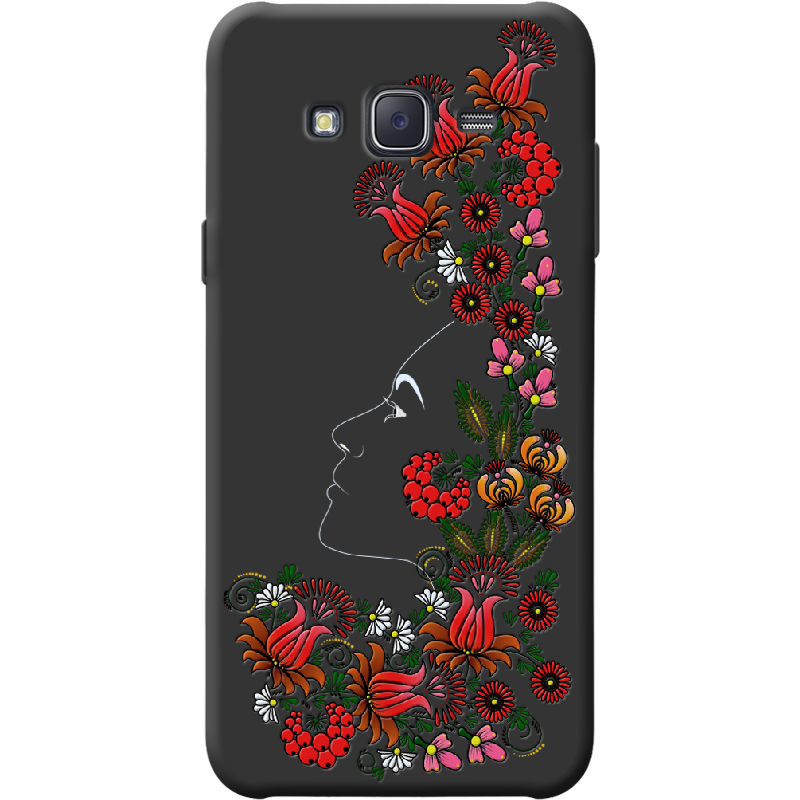 Чехол BoxFace Samsung J500H Galaxy J5 3D Ukrainian Muse Черный силикон (25242-bk64-41568)