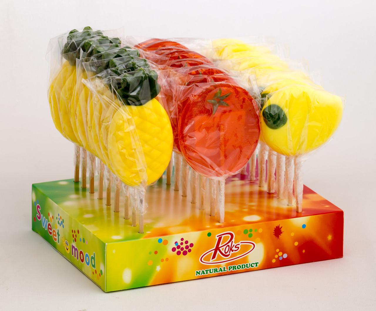 Карамель фигурная ROKS Тропик на палочке 80 г 27 шт. 2,16 кг (28) Карамель фигурная ROKS Тропик на палочке 80 г 27 шт. 2,16 кг (28)